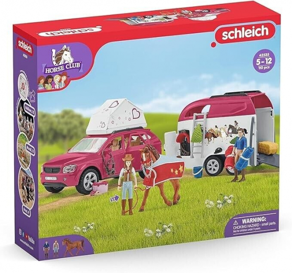 schleich Abenteuer mit Auto und Pferdeanhänger